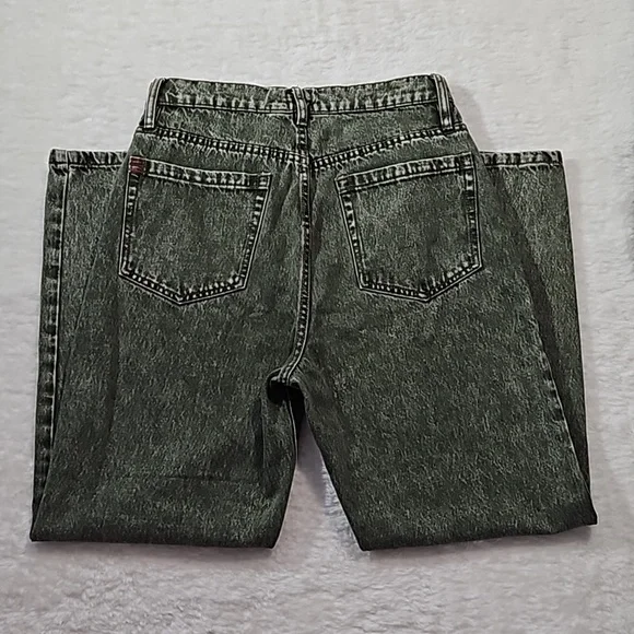 Urban Outfitters BDG Slim Straight Acid Green Jeans 30 Button Fly - Picture 9 of 11